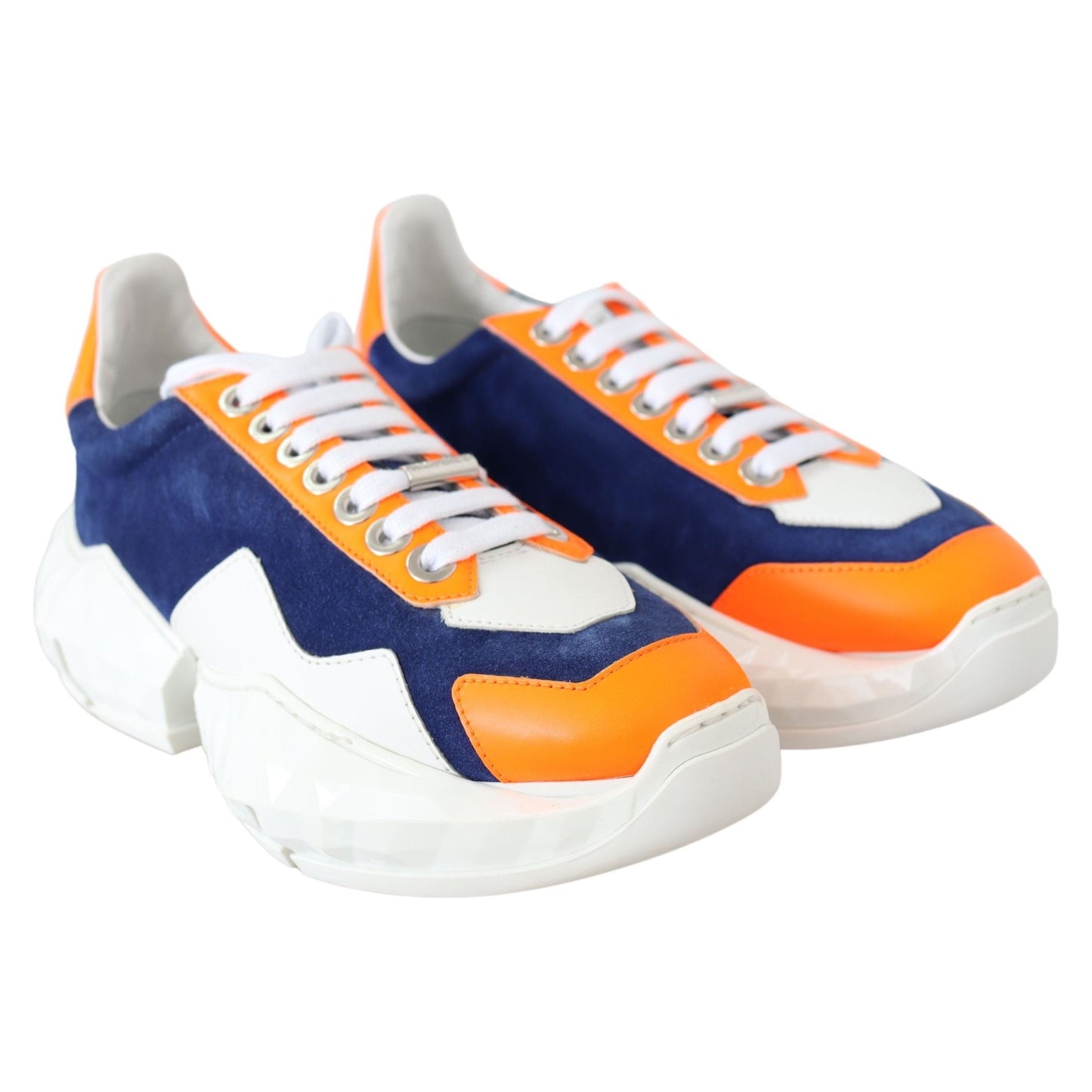 Jimmy Choo Electric Elegance Leather Mix Trainers