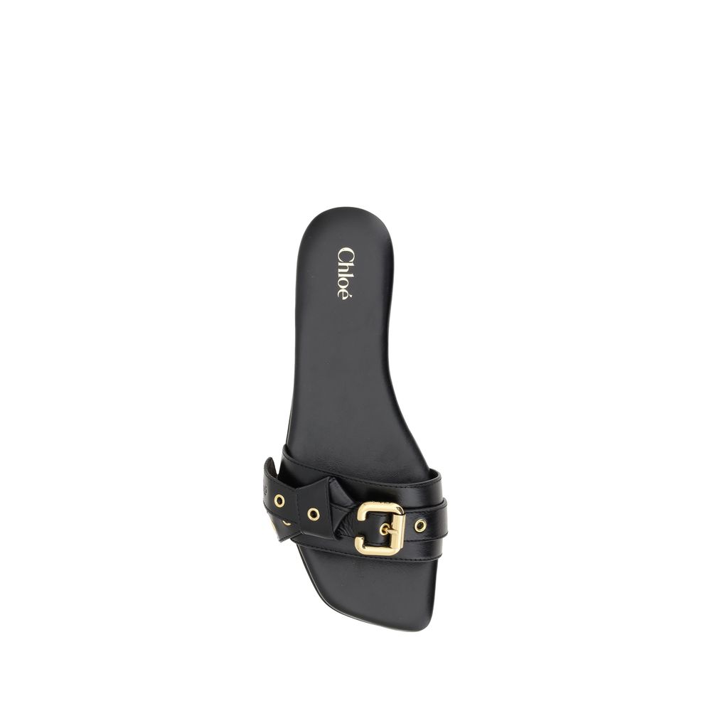 Chloé Mae Black Slides