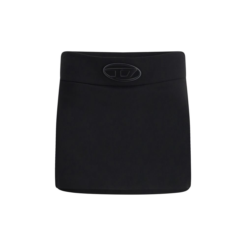 Diesel O-Dixy Black Mini Skirt