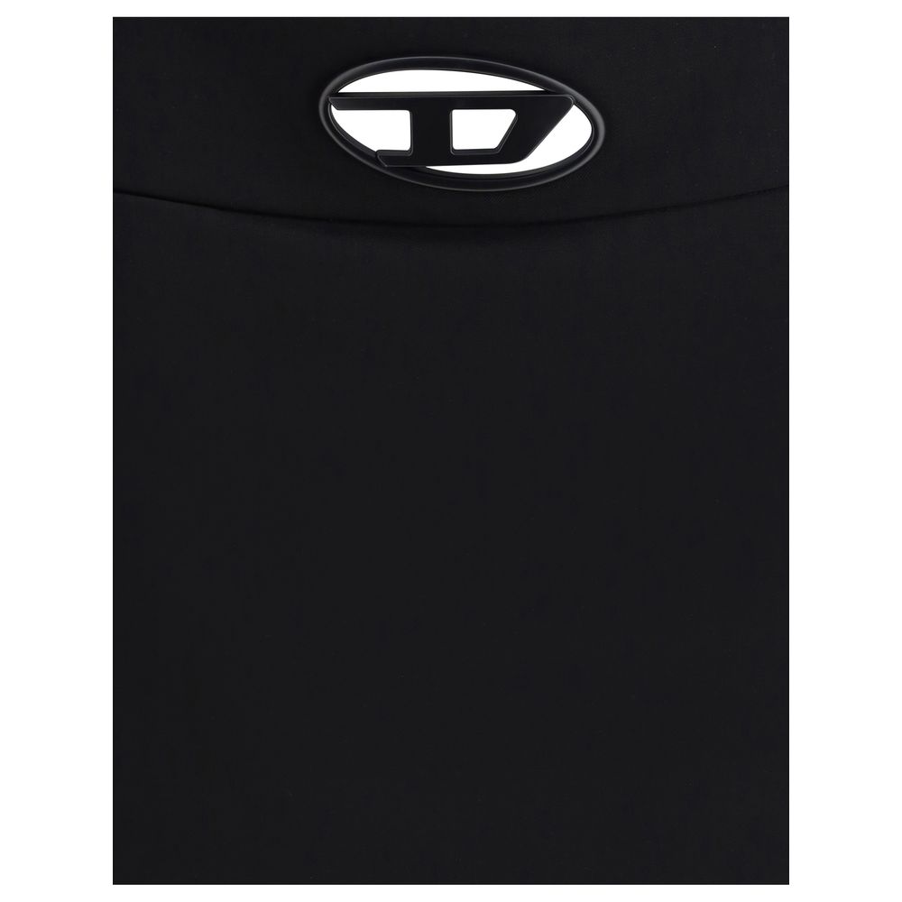 Diesel O-Dixy Black Mini Skirt