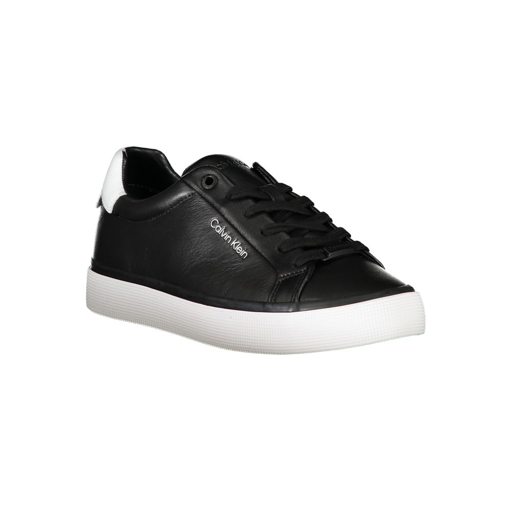 Calvin Klein Black Trainers with Contrast Details