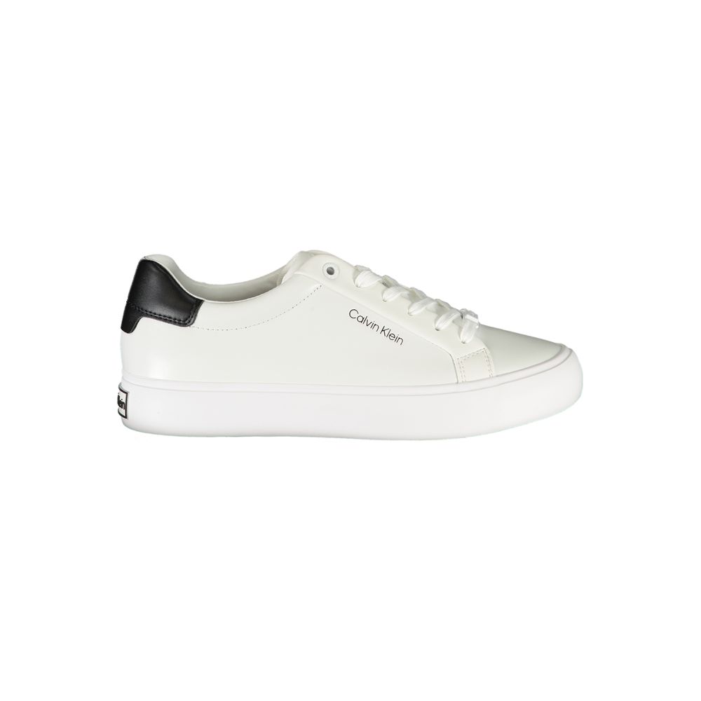 Calvin Klein White Logo Trainers