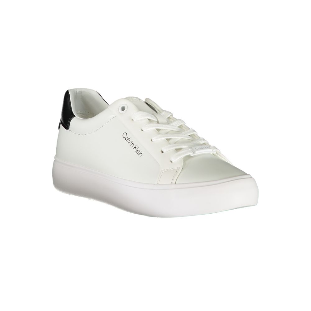 Calvin Klein White Logo Trainers