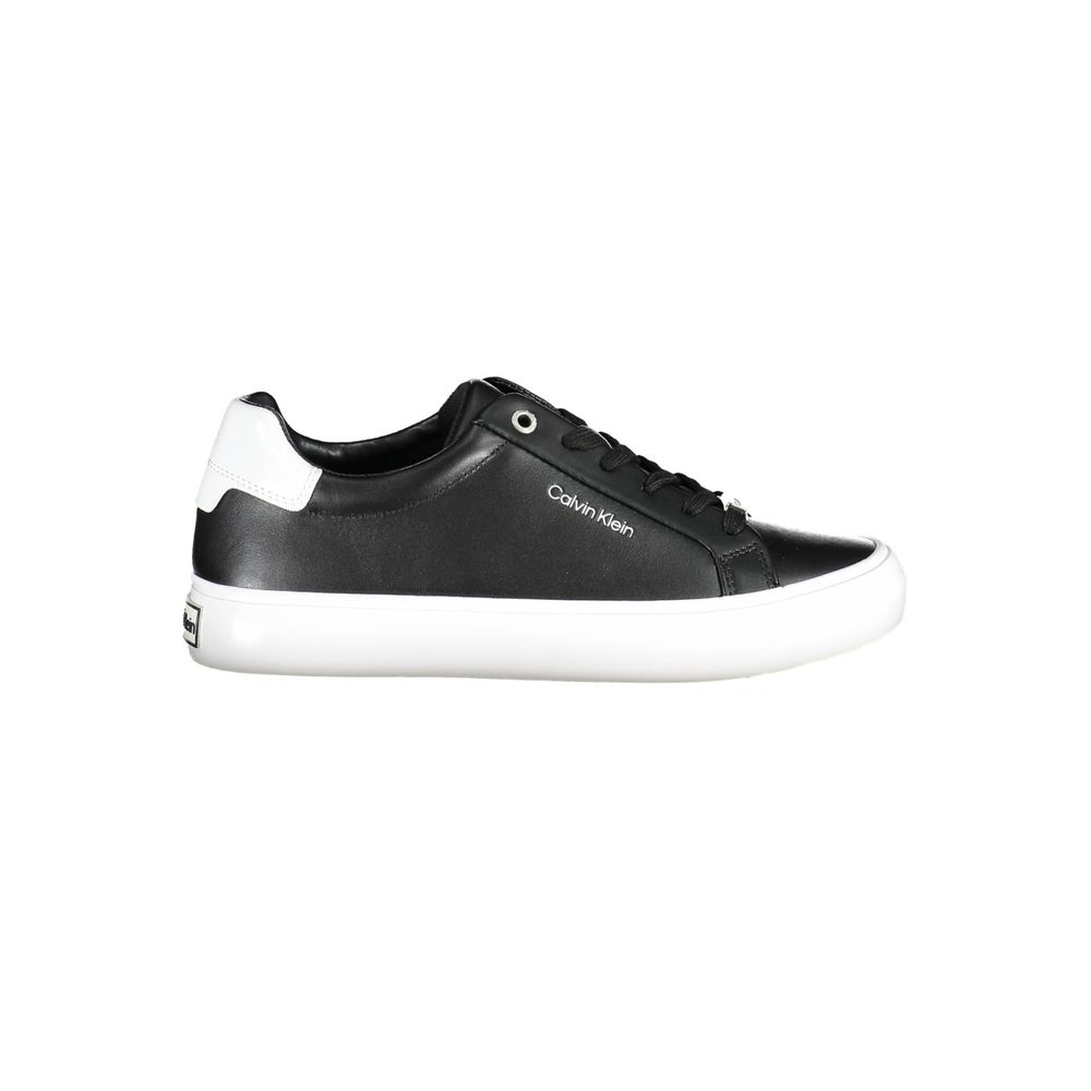 Calvin Klein Black Leather Women Sneaker - Call Me Luxe