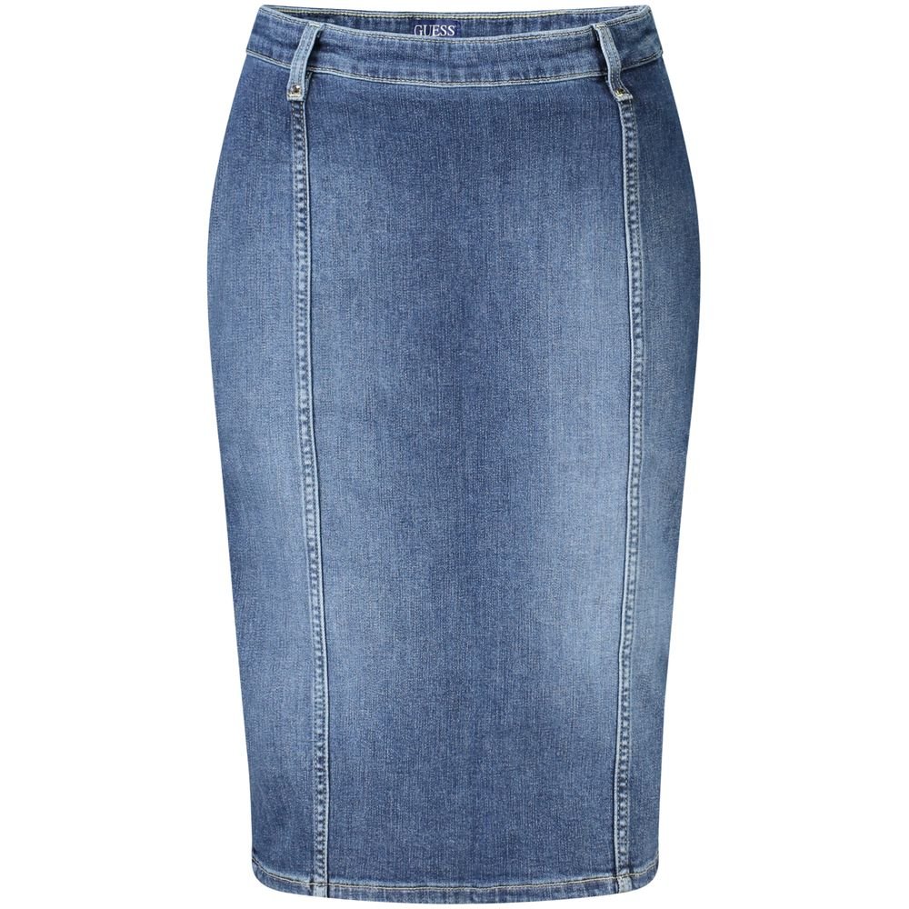 Guess Jeans Blue Cotton Women Skirt - Call Me Luxe