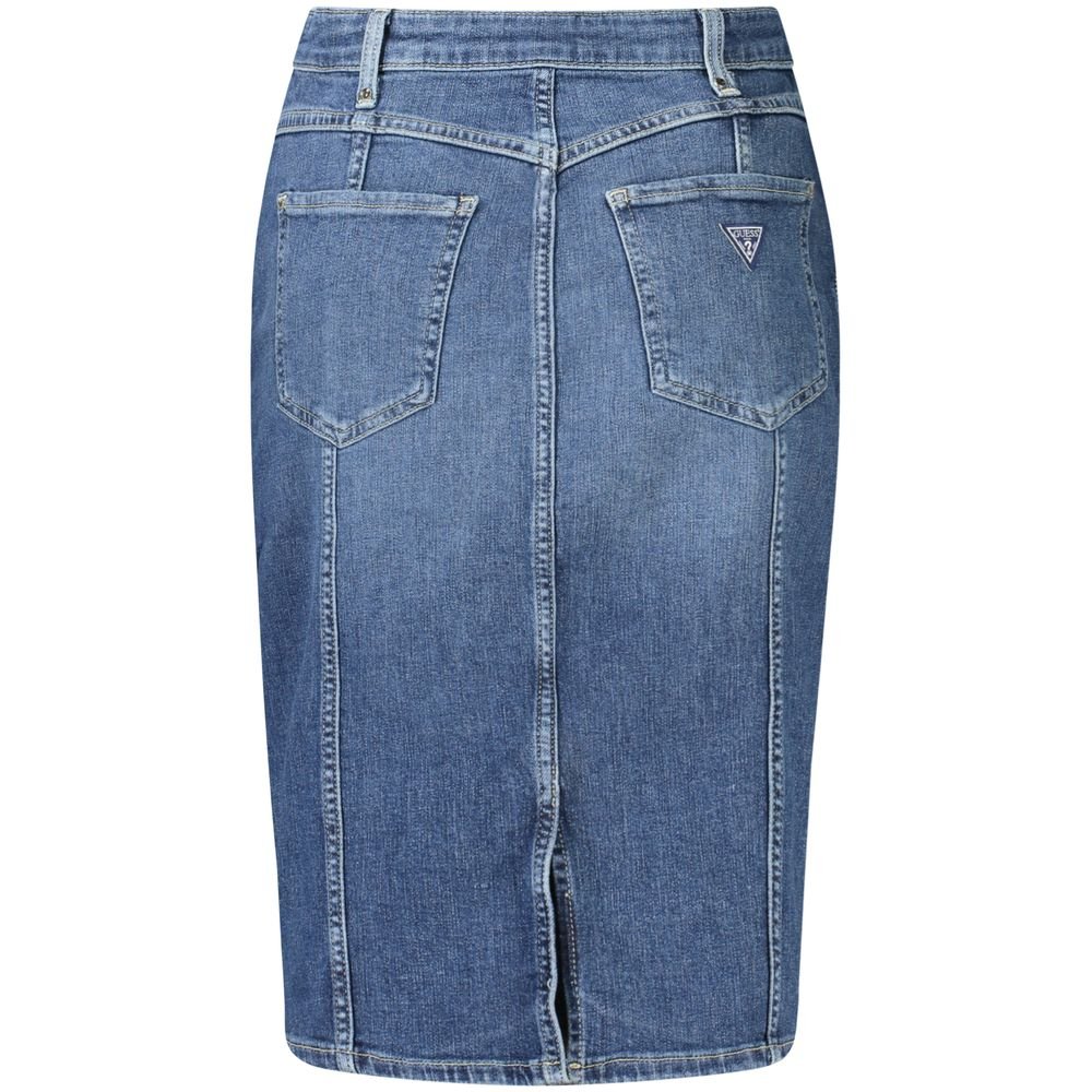 Guess Jeans Blue Cotton Women Skirt - Call Me Luxe