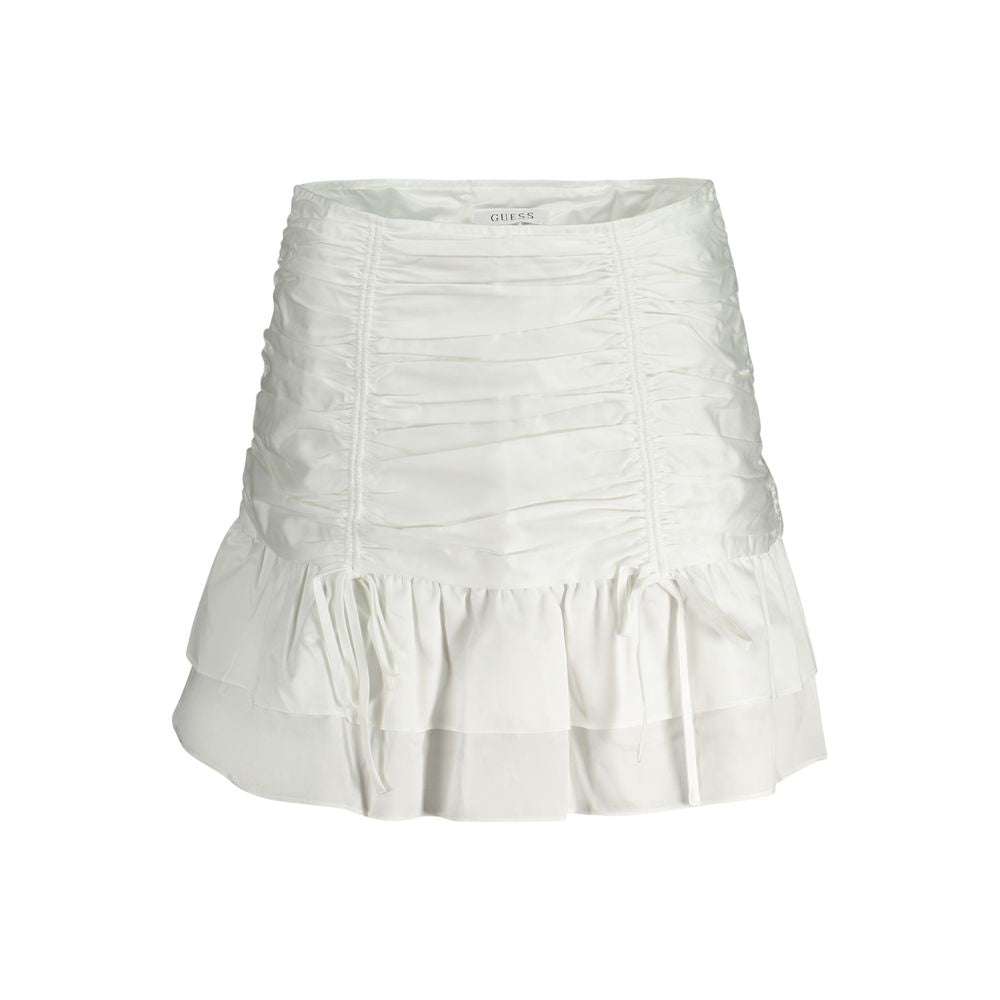 Guess Jeans White Cotton Skirt - Call Me Luxe