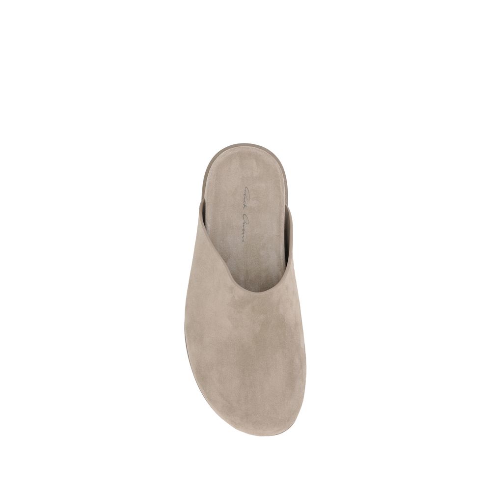 Rick Owens Natural Suede Mules - Call Me Luxe