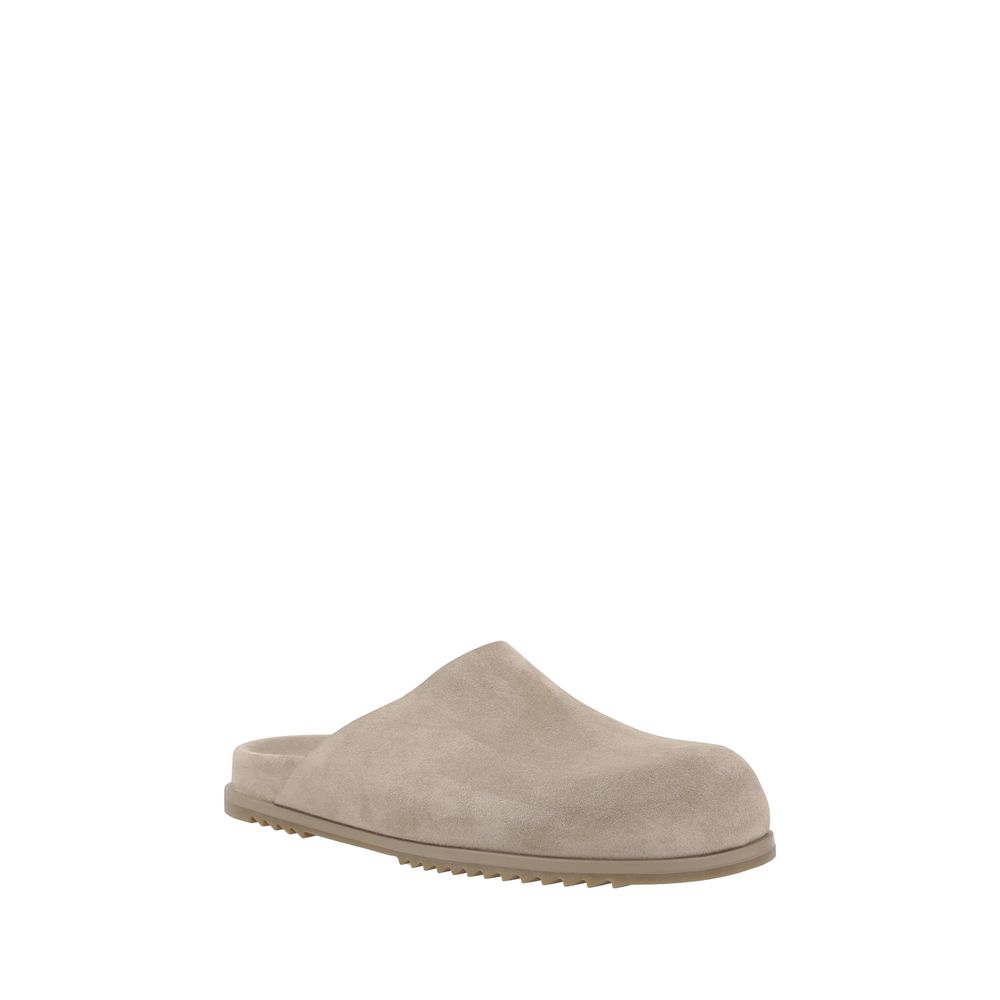 Rick Owens Natural Suede Mules - Call Me Luxe