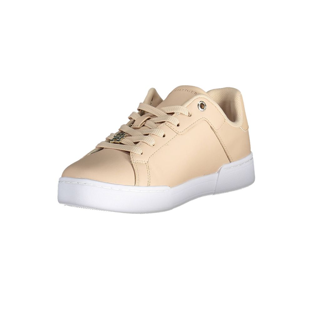 Tommy Hilfiger Pink Leather Trainers - Call Me Luxe