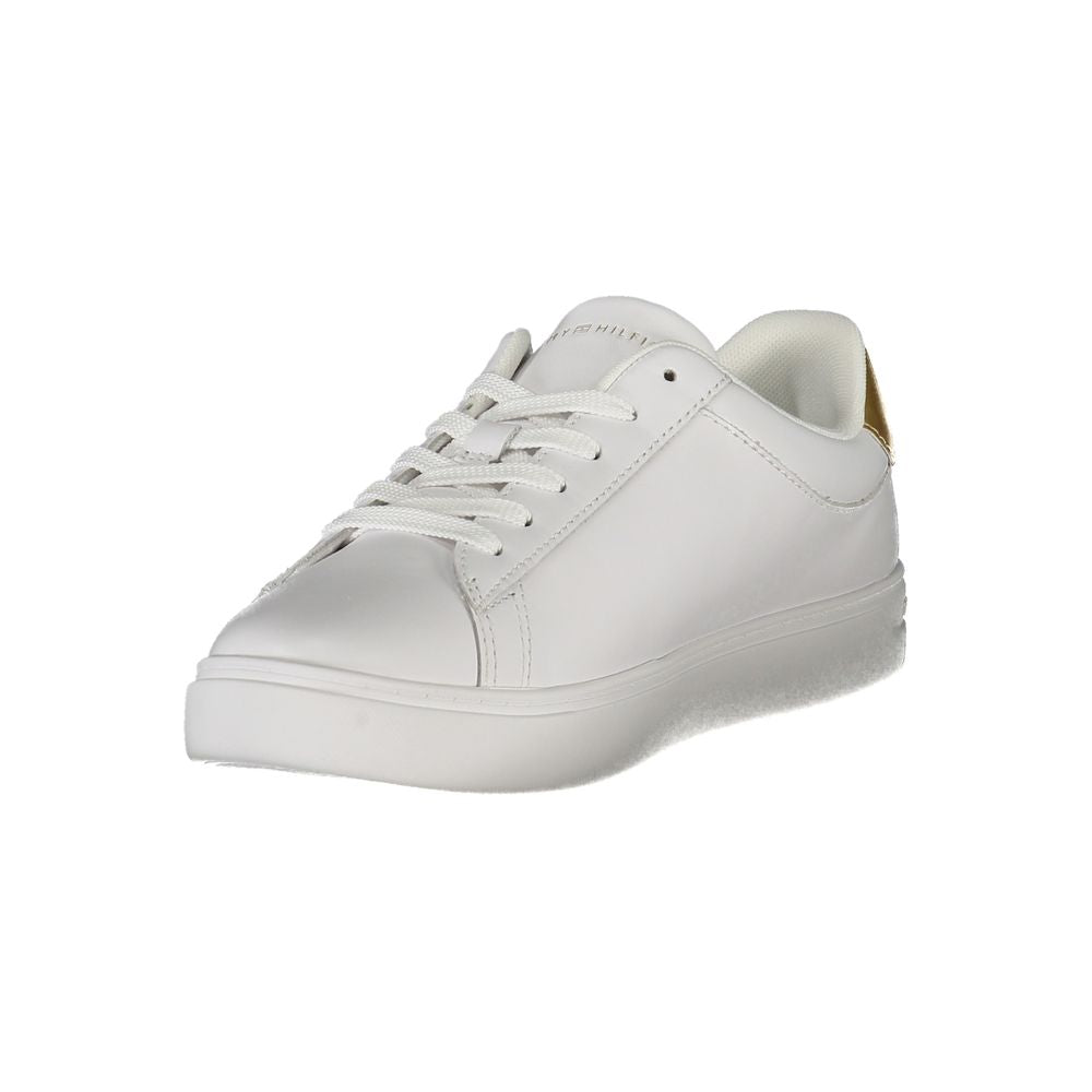 Tommy Hilfiger White Leather Women Sneaker - Call Me Luxe