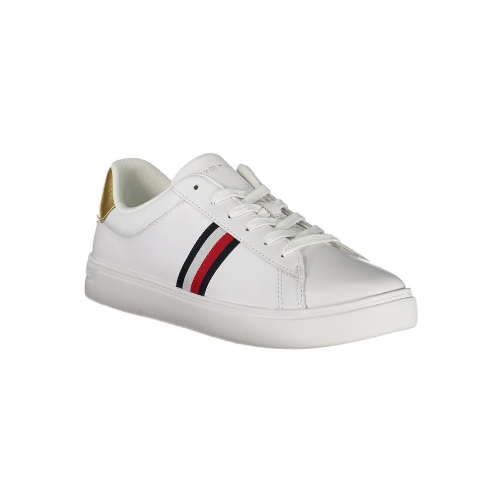 Tommy Hilfiger White Leather Women Sneaker - Call Me Luxe