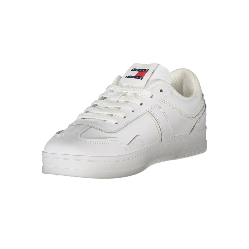 Tommy Hilfiger White Polyethylene Women Sneaker - Call Me Luxe