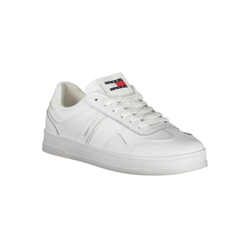 Tommy Hilfiger White Polyethylene Women Sneaker - Call Me Luxe