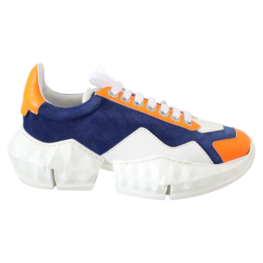Jimmy Choo Electric Elegance Leather Mix Trainers