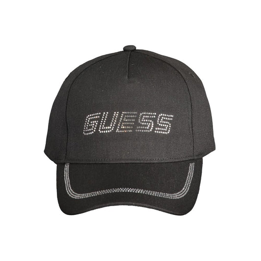 Guess Jeans Black Crystal Logo Cap