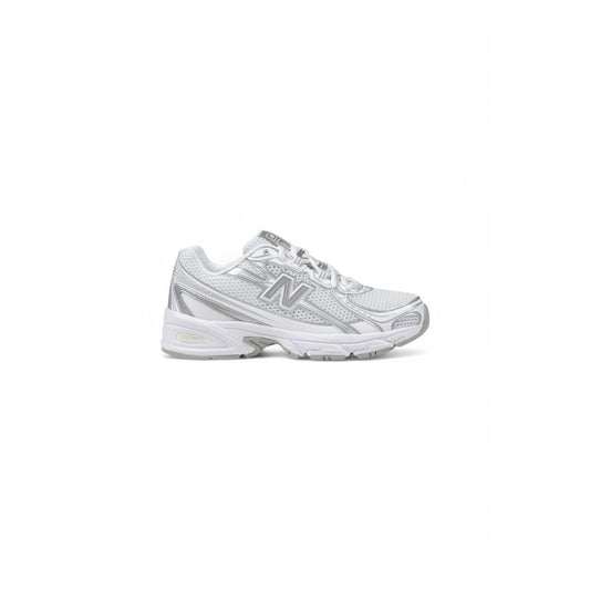 New Balance White Leatherette Trainers