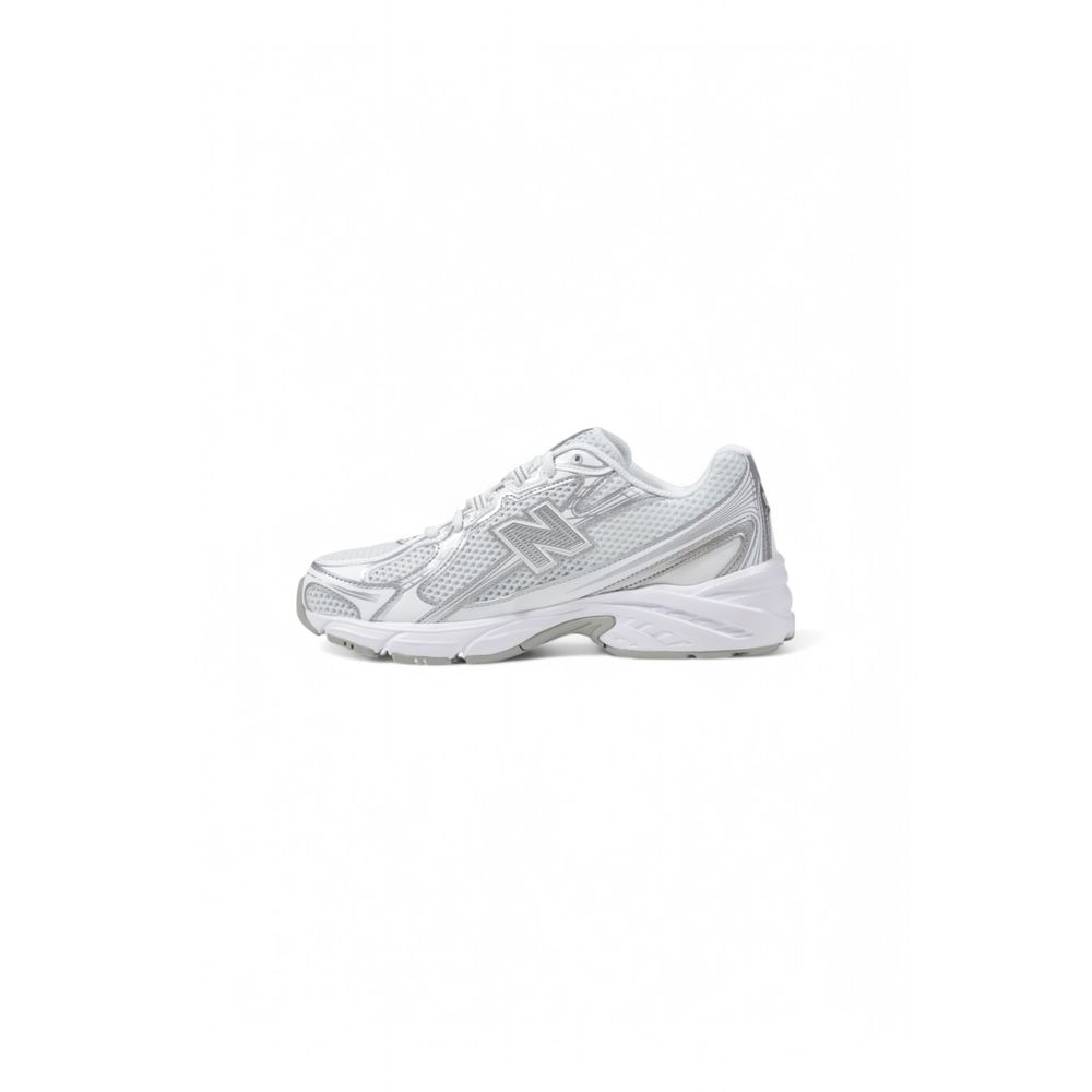 New Balance White Leatherette Trainers