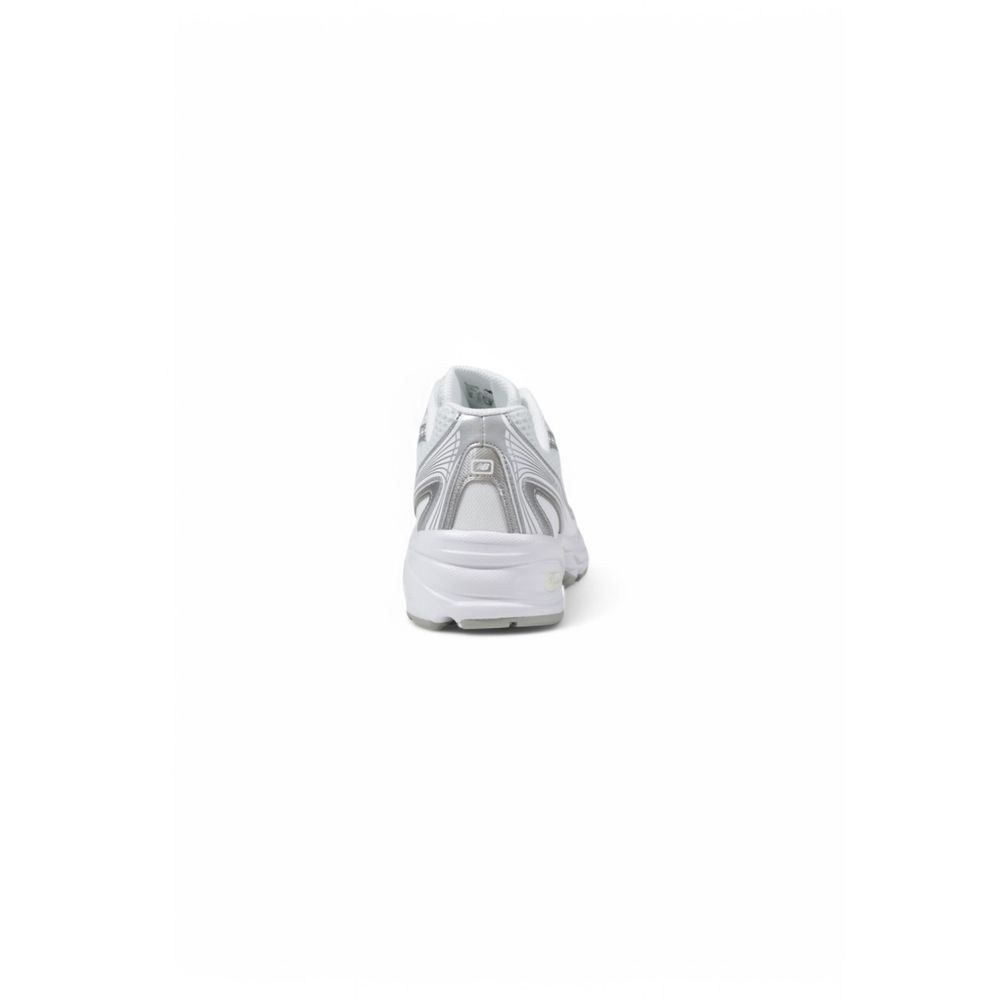 New Balance White Leatherette Trainers