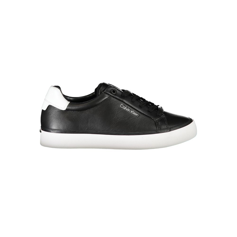 Calvin Klein Black Trainers with Contrast Details