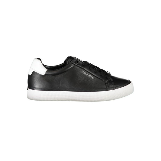 Calvin Klein Black Trainers with Contrast Details
