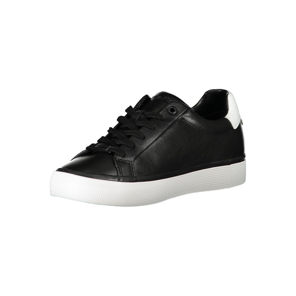 Calvin Klein Black Trainers with Contrast Details