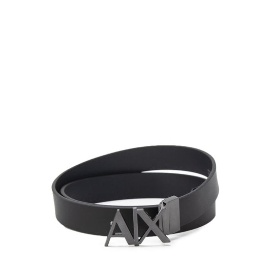 Armani Exchange Black Leather Belt - Call Me Luxe