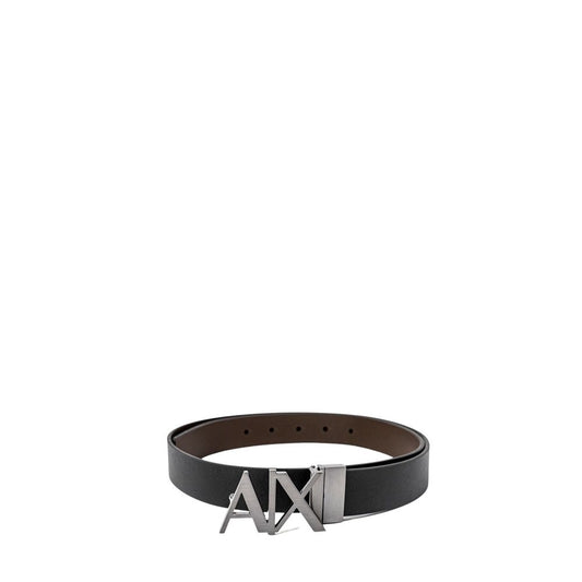 Armani Exchange Black Leather Belt - Call Me Luxe