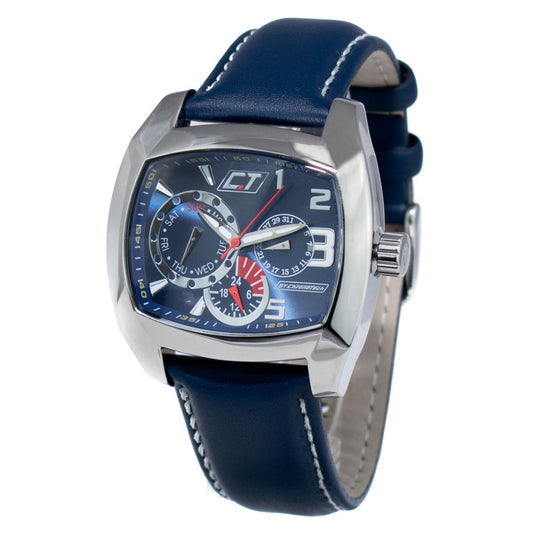 Chronotech Blue Leather Watch - Call Me Luxe