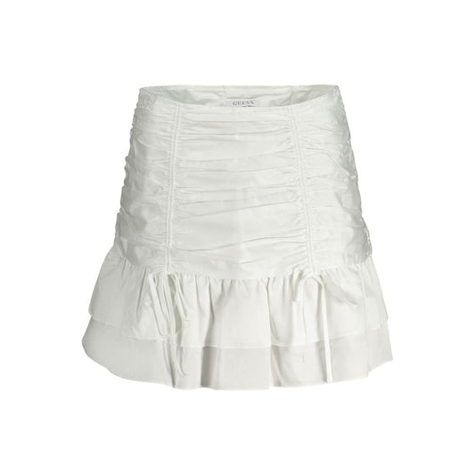 Guess Jeans White Cotton Skirt - Call Me Luxe