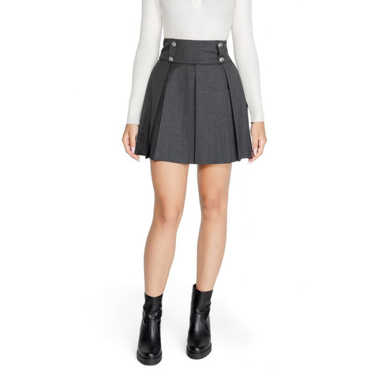 Morgan De Toi Grey Pleated Mini Skirt - Call Me Luxe