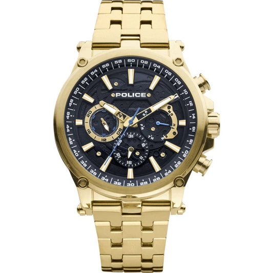 Police Gold Stainless Steel Watch - Call Me Luxe