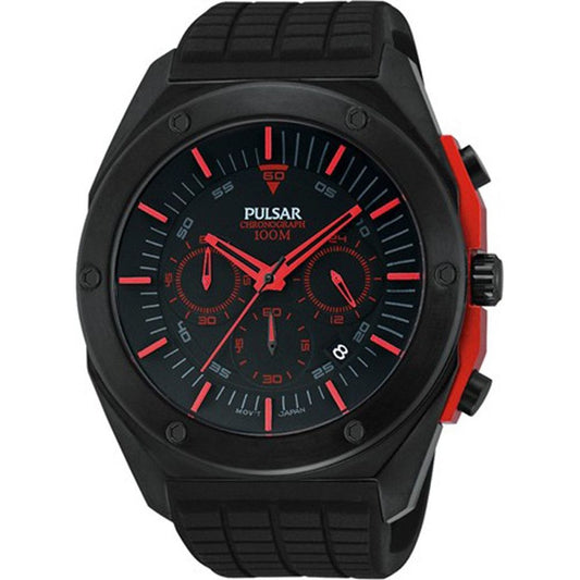 Pulsar Black Rubber Watch - Call Me Luxe