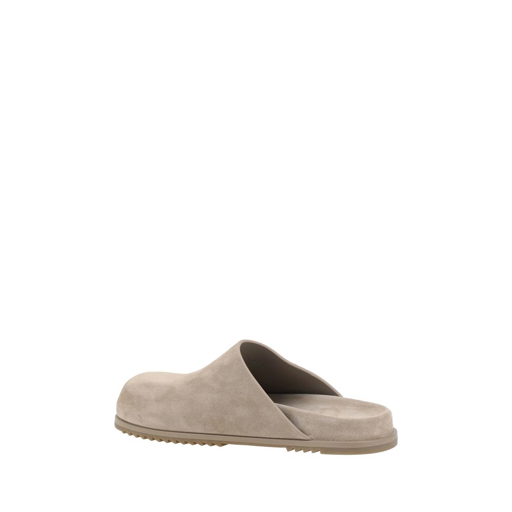 Rick Owens Natural Suede Mules - Call Me Luxe
