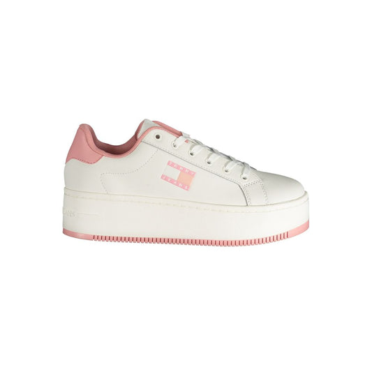 Tommy Hilfiger Pink Polyester Sneaker - Call Me Luxe