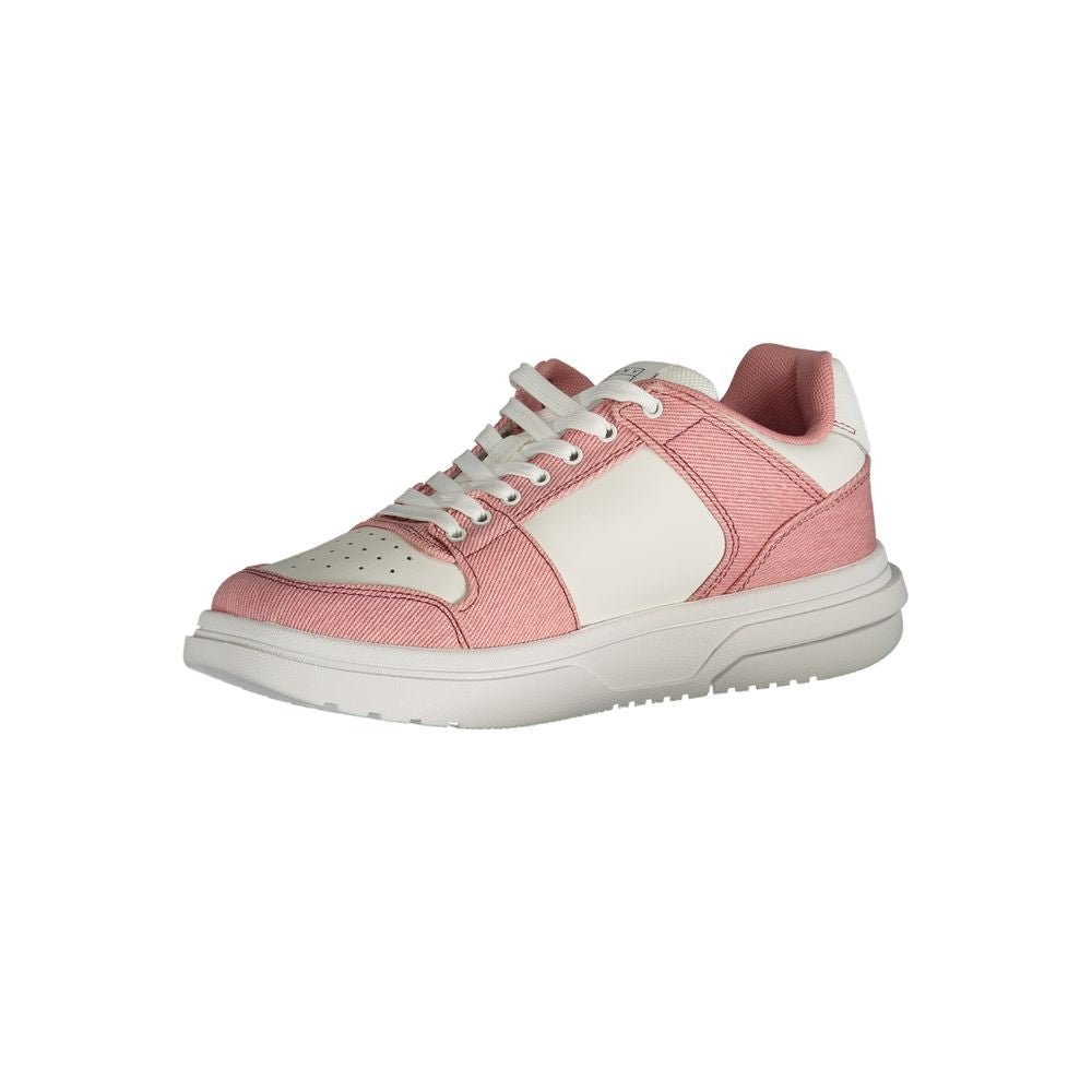 Tommy Hilfiger Pink Polyester Sneaker - Call Me Luxe