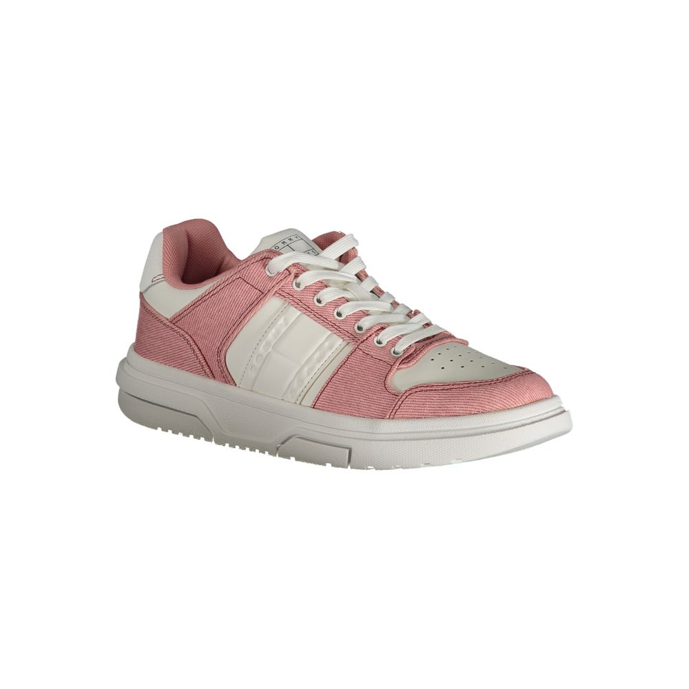 Tommy Hilfiger Pink Polyester Sneaker - Call Me Luxe