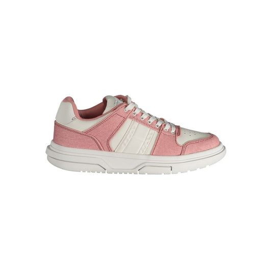 Tommy Hilfiger Pink Polyester Sneaker - Call Me Luxe