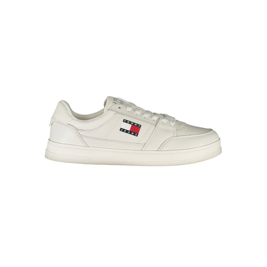 Tommy Hilfiger White Leather Men Sneaker - Call Me Luxe