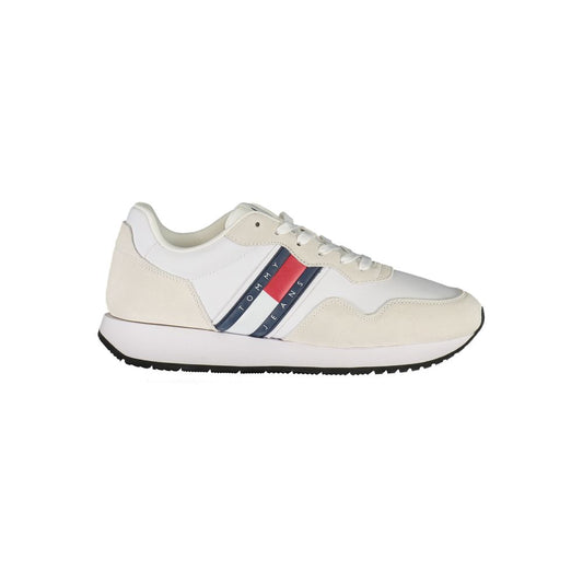 Tommy Hilfiger White Leather Men Sneaker - Call Me Luxe