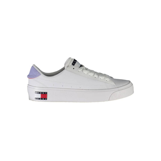 Tommy Hilfiger White Leather Trainers - Call Me Luxe