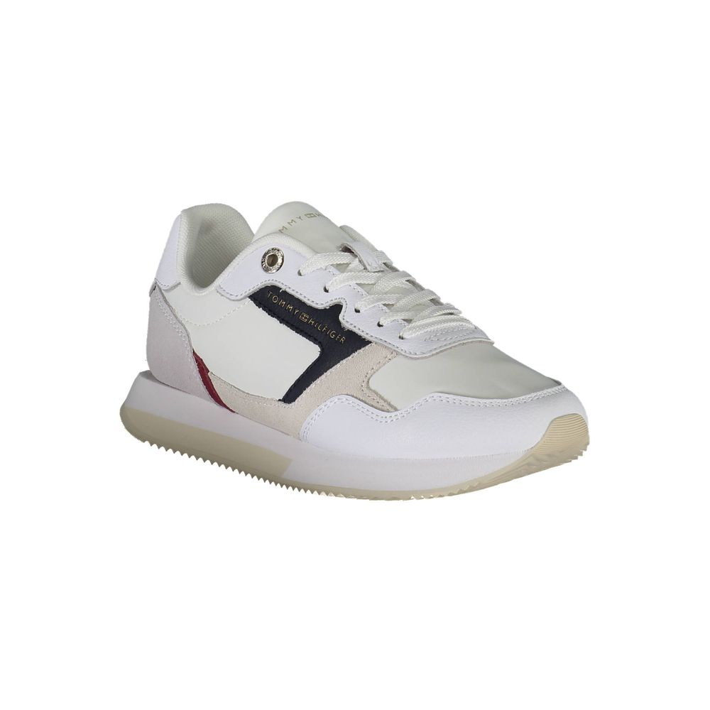 Tommy Hilfiger White Leather Trainers - Call Me Luxe