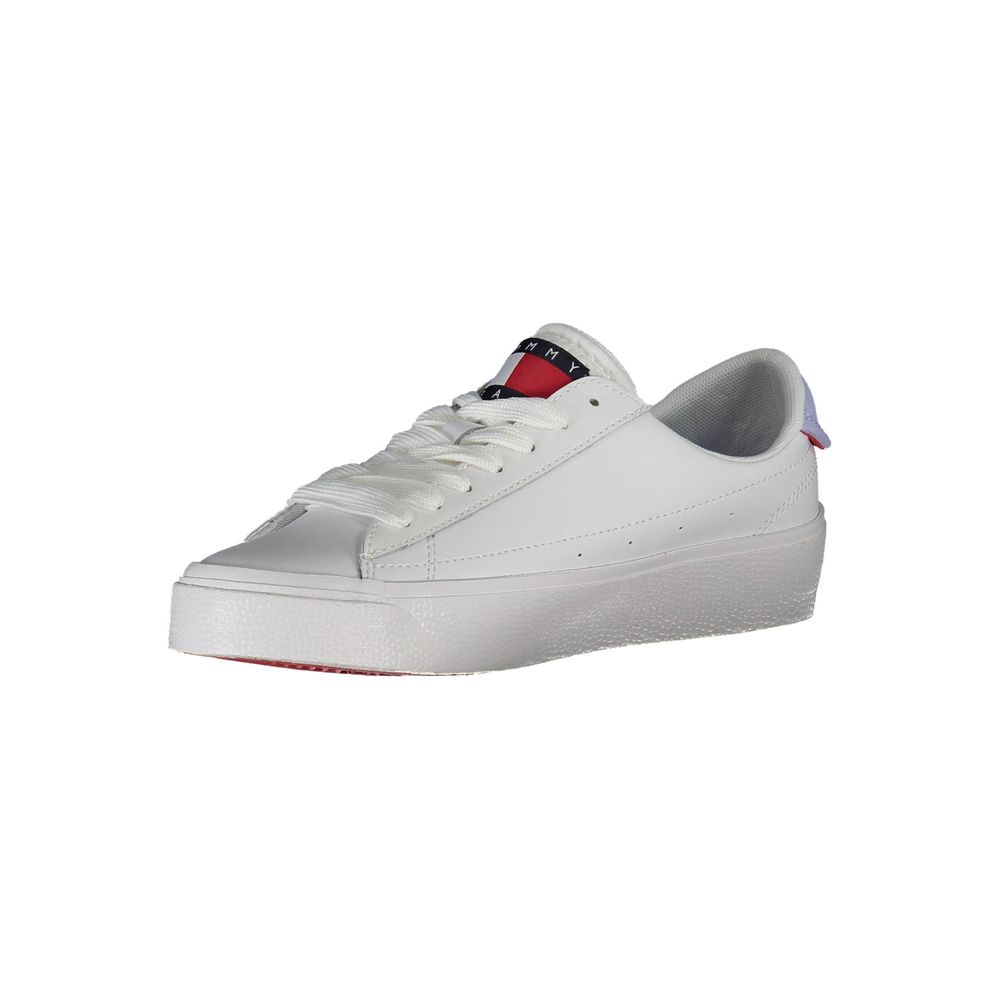 Tommy Hilfiger White Leather Trainers - Call Me Luxe