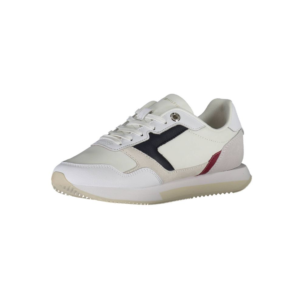 Tommy Hilfiger White Leather Trainers - Call Me Luxe